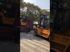 CARRETILLA ELEVADORA JAPONESA TCM FD200, CARRETILLA ELEVADORA USADA, CAPACIDAD DE ELEVACIÓN 20T