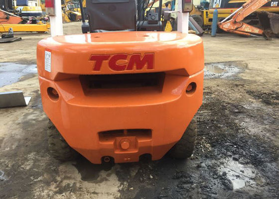 Yellow TCM FD30 Second Hand Forklifts 3T Load Capacity 1 Year Warranty