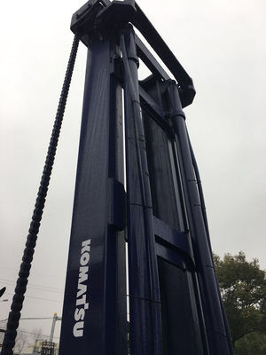 2 / 3 Stage Mast Second Hand Forklifts Komatsu FD100 10 Ton Low Hour Working