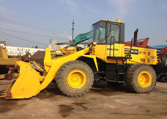 Used Komatsu WA320-5 Wheel Loader With Japan Original Lower Working Hours