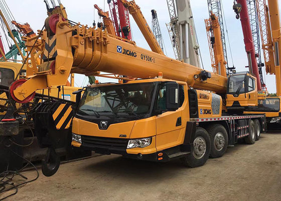XCMG QY50K Used Truck Mounted Crane with 55000kg Rated Loading Capacity
