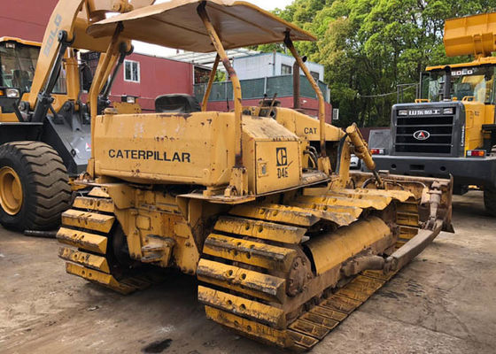 12737kg Weight Second Hand Bulldozer , Crawler Old  Bulldozer Cat D4E