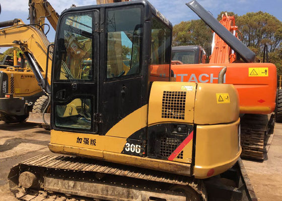 Cat 306D Used Crawler Excavator , 6 Ton Road Construction Machinery