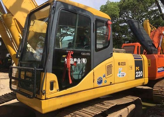 Excavador usado 2012 años PC220-7, excavador hidráulico de KOMATSU de KOMATSU de la segunda mano