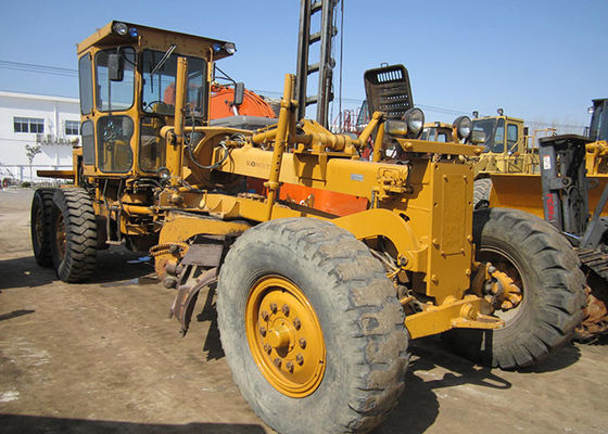 Graduador original del motor de la mano del color segundo/viejo graduador KOMATSU GD505A-2 del camino