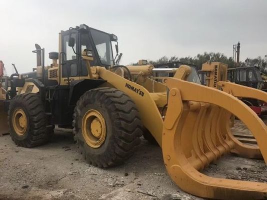 El cargador usado WA470 de la rueda de KOMATSU 2010 años con ataca color amarillo