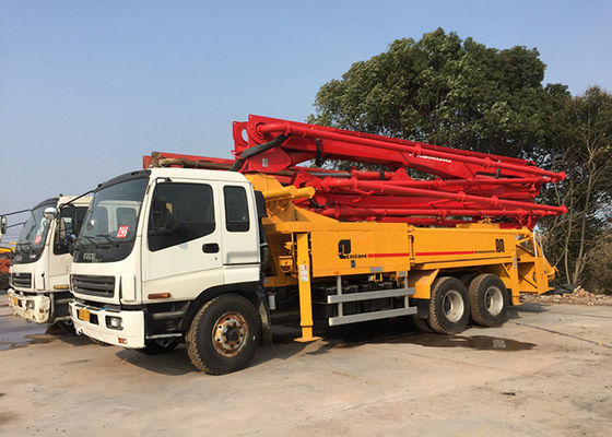 Putzmeister viejo los 36m utilizó el camión de la bomba concreta con el perfecto estado del chasis de Isuzu