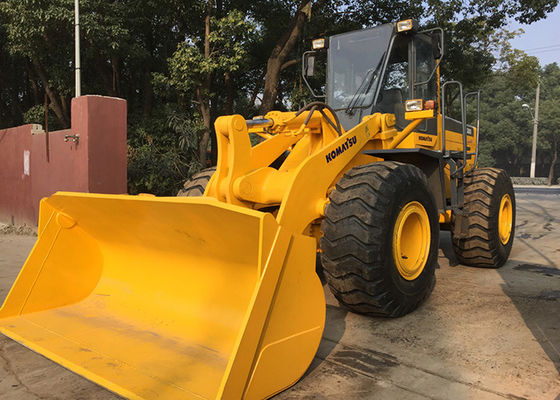 2008 años utilizaron el cargador WA380-3 de la rueda de KOMATSU con la capacidad 3m3 del cubo