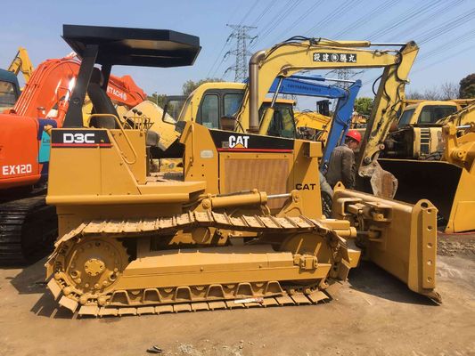 Hora de trabajo redonda usada de la niveladora 4000h de la pista del pantano del gato D3C de Japón mini