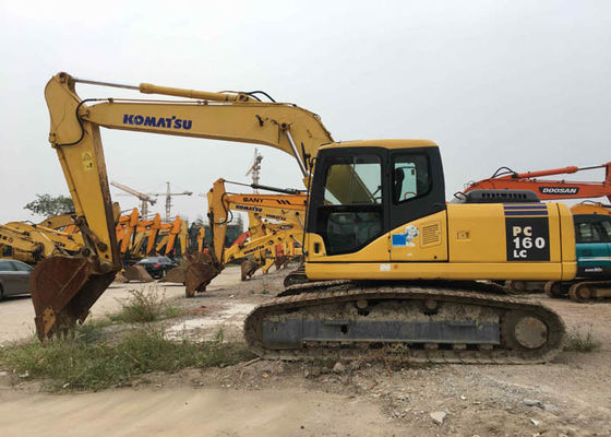 Cargue la original usada 16T de la correa eslabonada del excavador PC160-7 de KOMATSU hecha en Japón