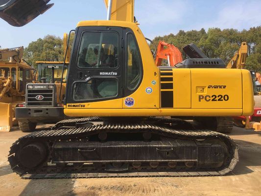 Excavadores usados origen de la segunda mano del excavador PC220 Manuel de Japón KOMATSU