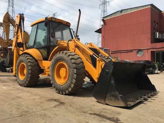 El cargador de la retroexcavadora JCB 4CX de 2016 años utilizó el excavador de la rueda